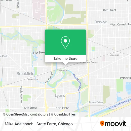 Mike Adelsbach - State Farm map