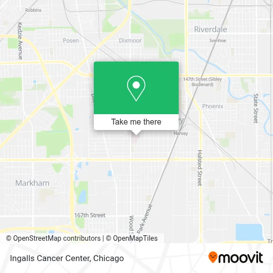 Ingalls Cancer Center map