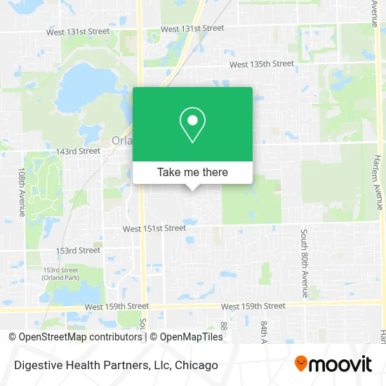 Digestive Health Partners, Llc map