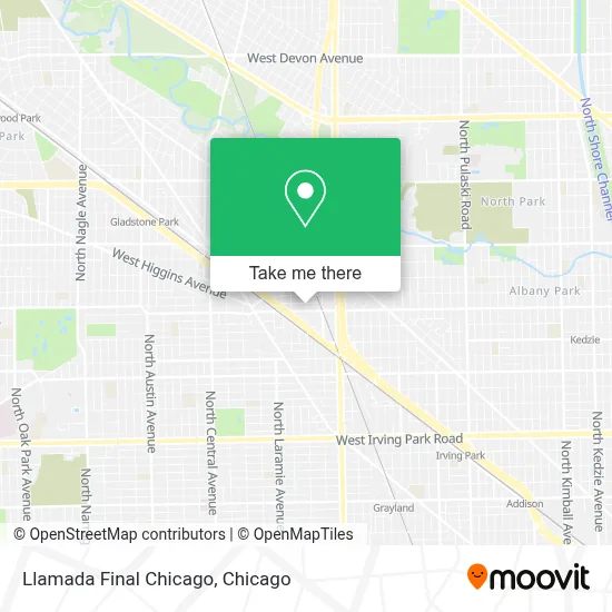 Llamada Final Chicago map