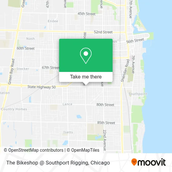 The Bikeshop @ Southport Rigging map