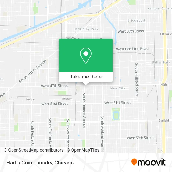 Hart's Coin Laundry map