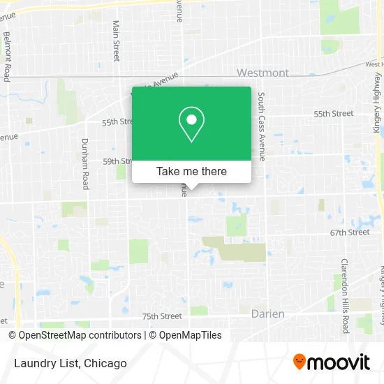 Laundry List map