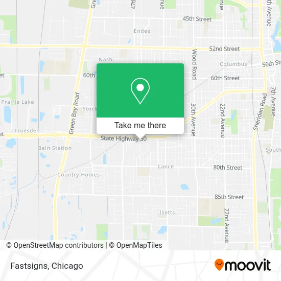 Fastsigns map