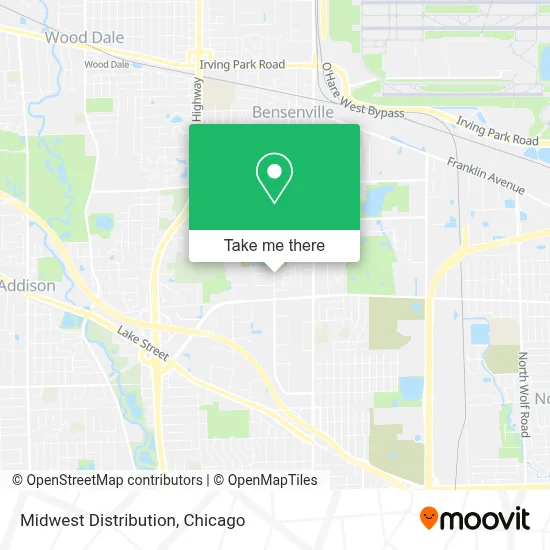 Midwest Distribution map