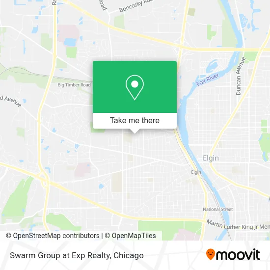 Swarm Group at Exp Realty map