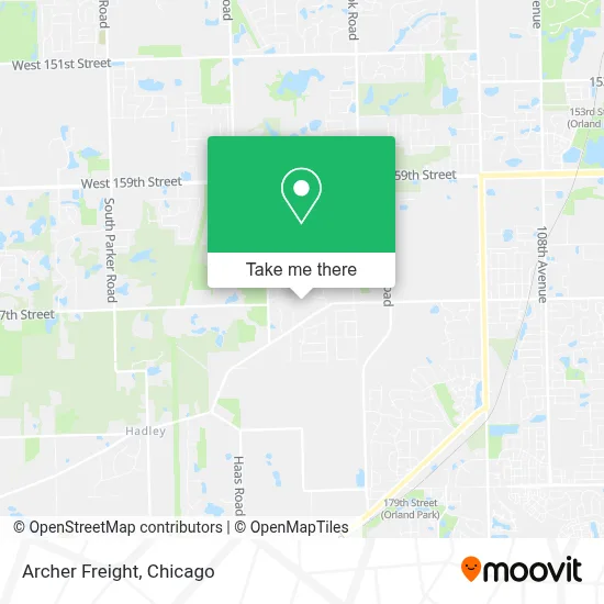 Archer Freight map