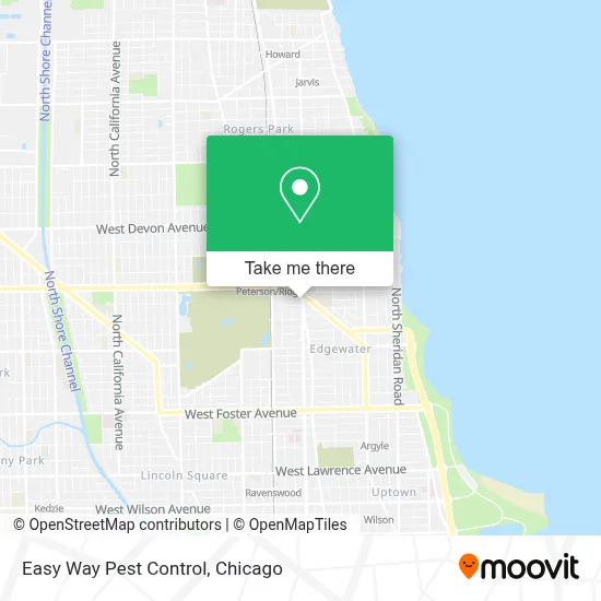 Easy Way Pest Control map