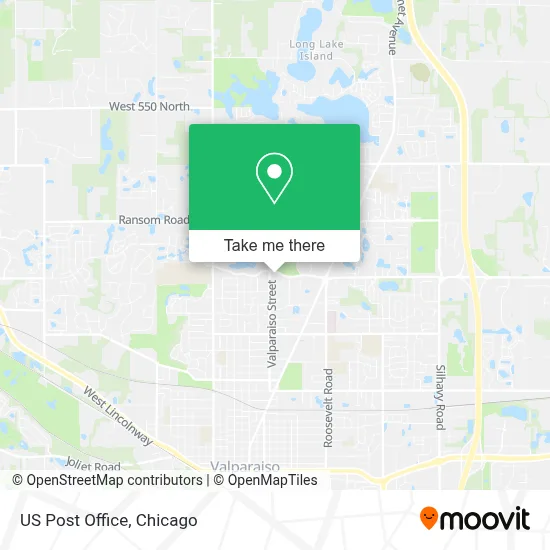 Us Post Office map
