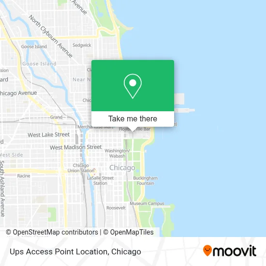 Ups Access Point Location map