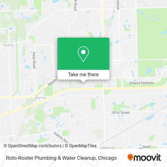 Roto-Rooter Plumbing & Water Cleanup map