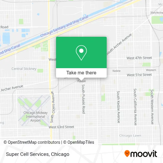 Super Cell Services map