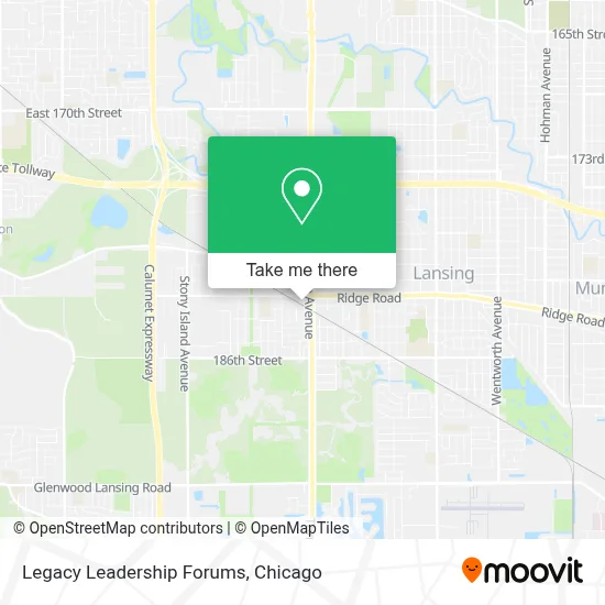 Legacy Leadership Forums map