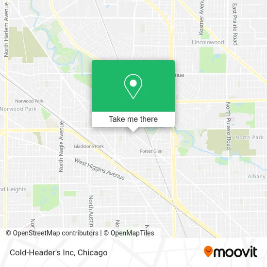 Cold-Header's Inc map