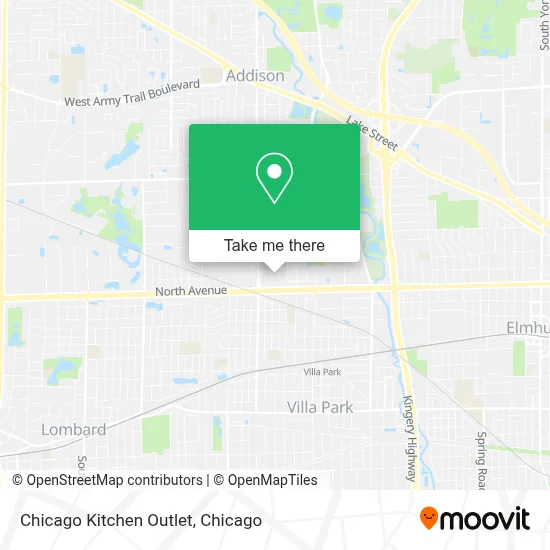 Chicago Kitchen Outlet map