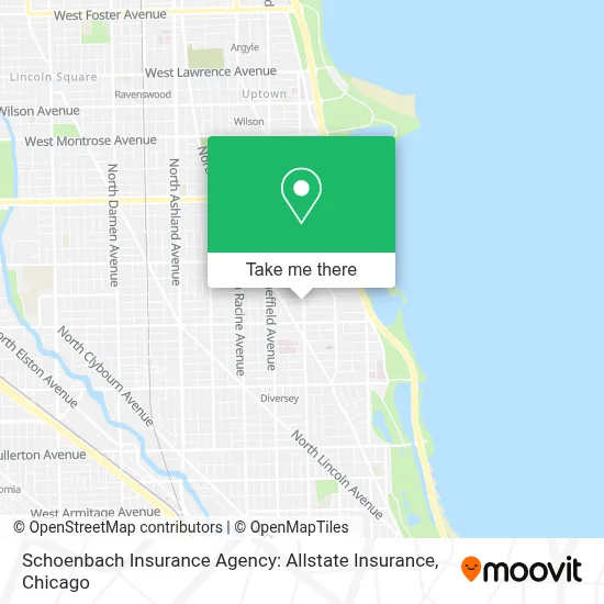 Schoenbach Insurance Agency: Allstate Insurance map