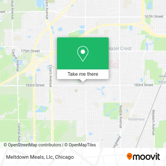 Meltdown Meals, Llc map