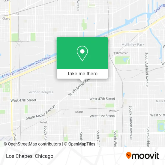 Los Chepes map
