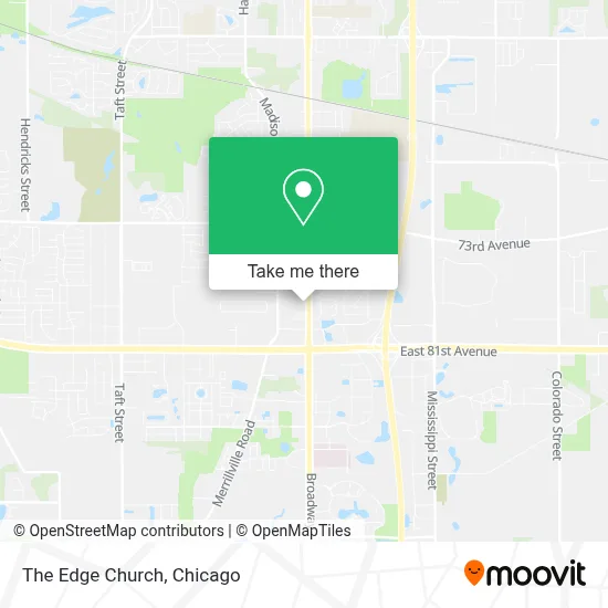The Edge Church map