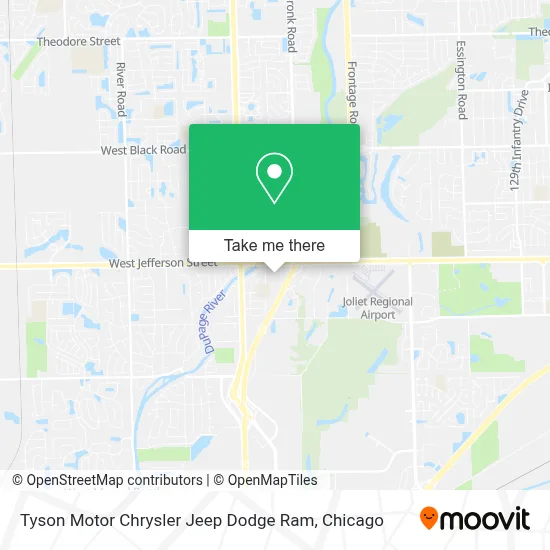 Tyson Motor Chrysler Jeep Dodge Ram map