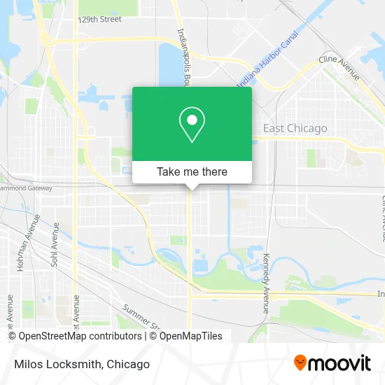 Milos Locksmith map