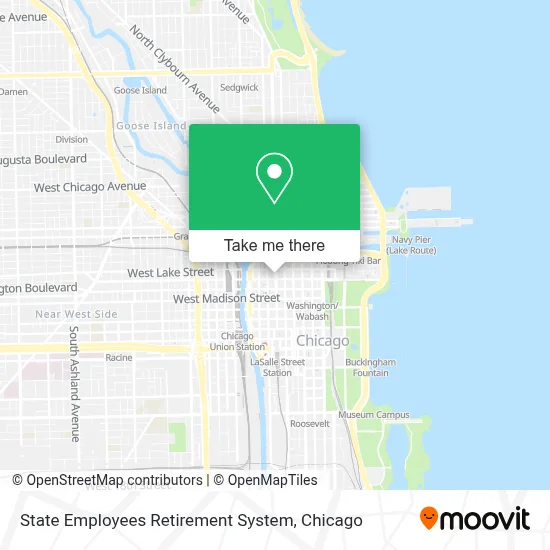 State Employees Retirement System map