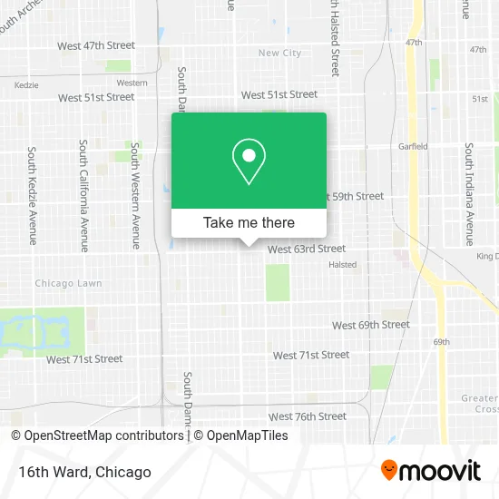16th Ward map