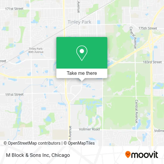 M Block & Sons Inc map