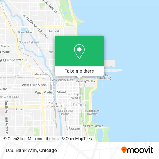 U.S. Bank Atm map