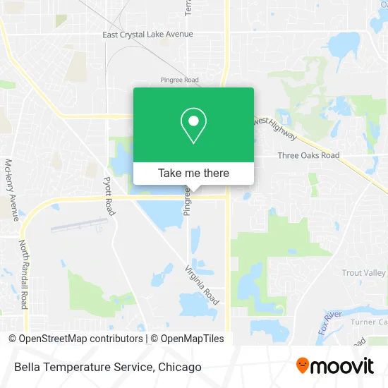 Bella Temperature Service map