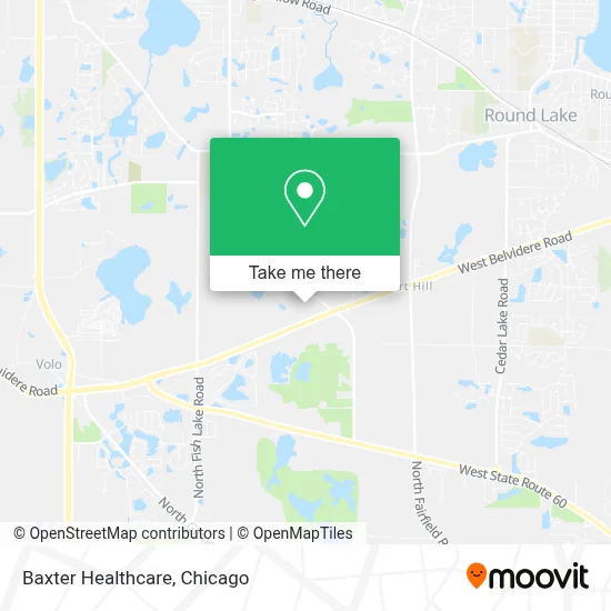 Baxter Healthcare map