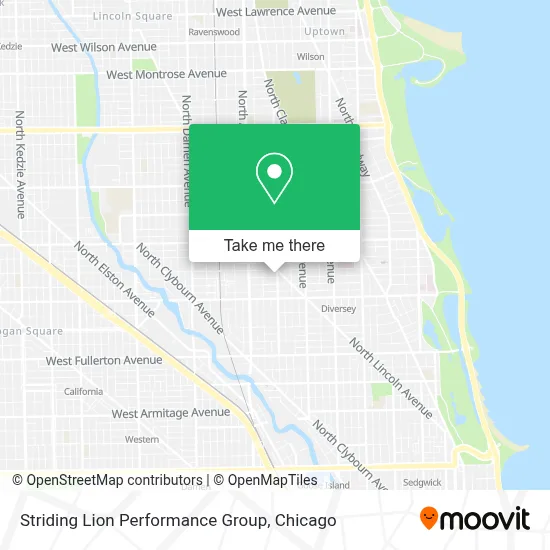 Striding Lion Performance Group map
