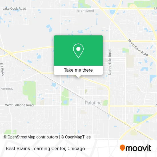 Best Brains Learning Center map