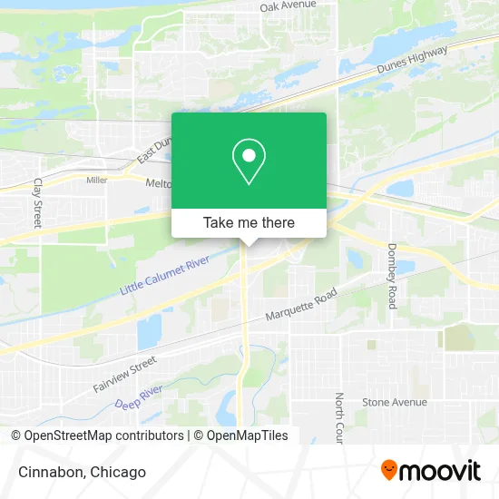Cinnabon map