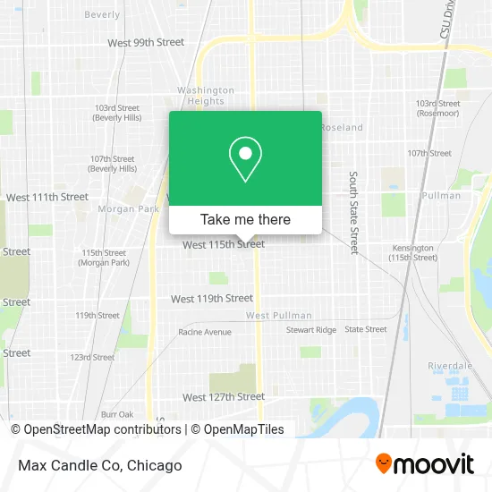 Max Candle Co map