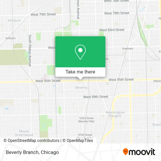 Beverly Branch map