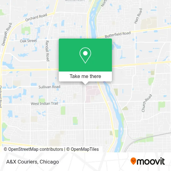A&X Couriers map