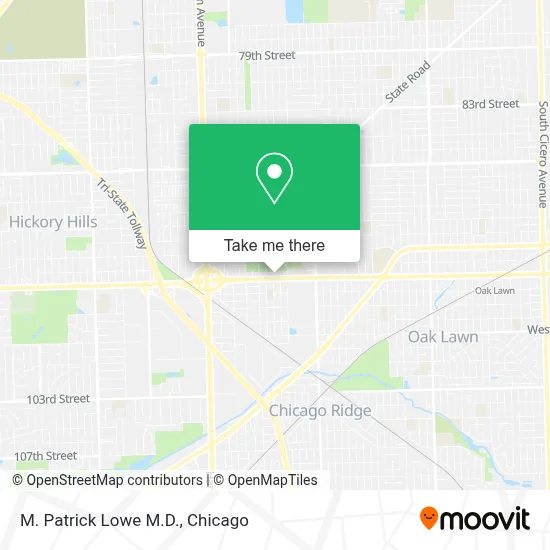 M. Patrick Lowe M.D. map