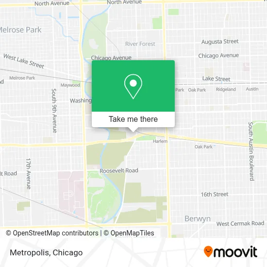 Metropolis map