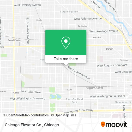 Chicago Elevator Co. map