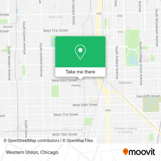 Western Union map