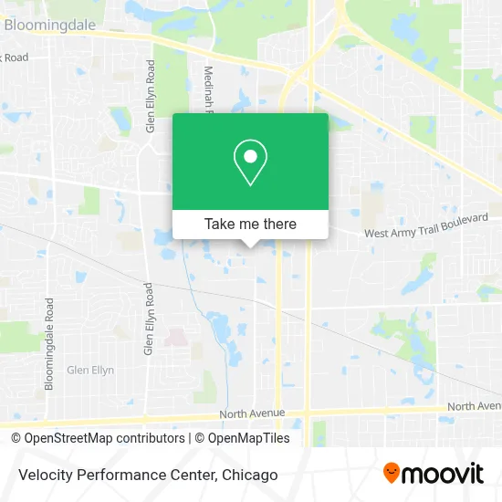 Velocity Performance Center map