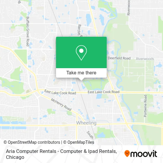 Aria Computer Rentals - Computer & Ipad Rentals map