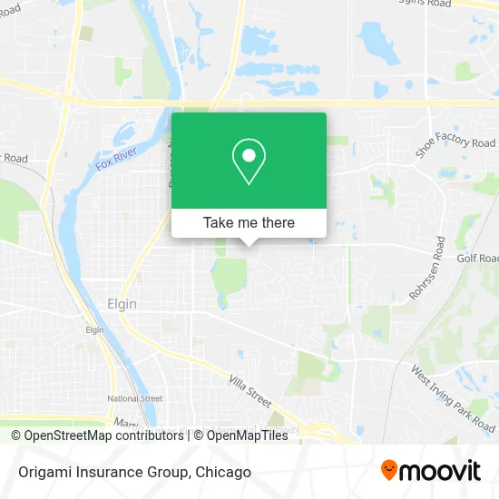 Origami Insurance Group map