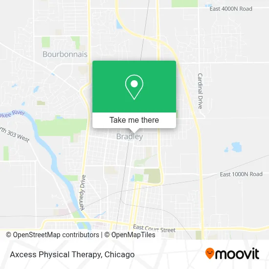 Axcess Physical Therapy map