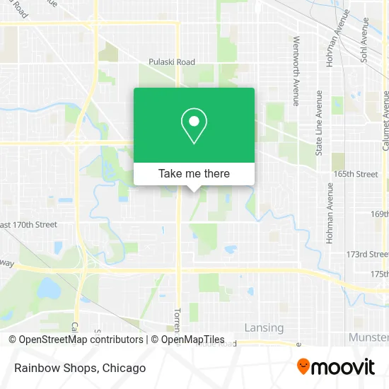 Rainbow Shops map