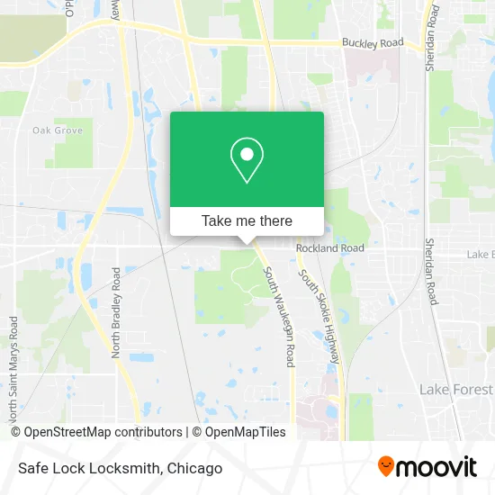 Safe Lock Locksmith map