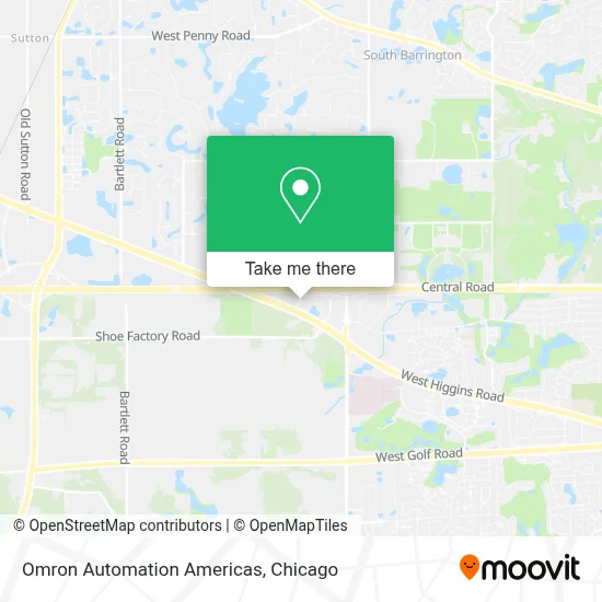 Omron Automation Americas map