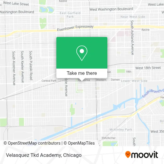 Velasquez Tkd Academy map