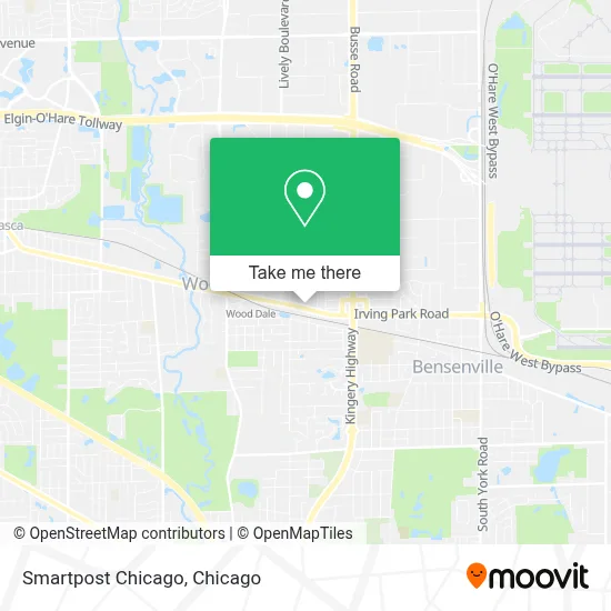 Smartpost Chicago map